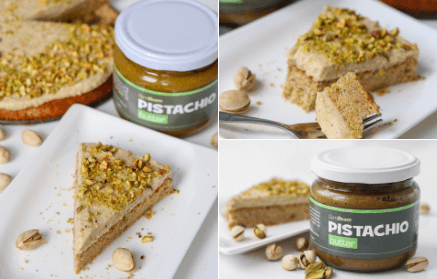 Fitness recept: Netradičná pistáciová torta s krémom z ricotty, proteínu a pistáciového masla