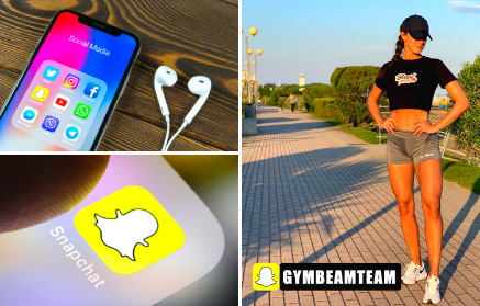 Používate Snapchat? Sledujte GymBeamTeam!