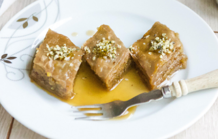 Fitness recept: Pistáciová baklava s vlašskými orechami