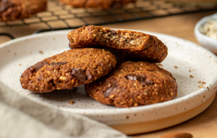 Fitness recept: Vegánske mandľové sušienky s kúskami čokolády