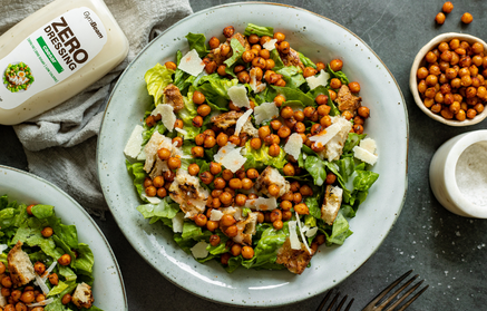 Fitness recept: Caesar šalát s chrumkavým cícerom