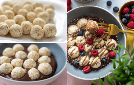 Fitness recept: Tvarohové guľky s lahodným čokoládovým krémom