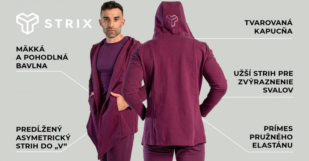 Kardigán Hoodie Plum - STRIX