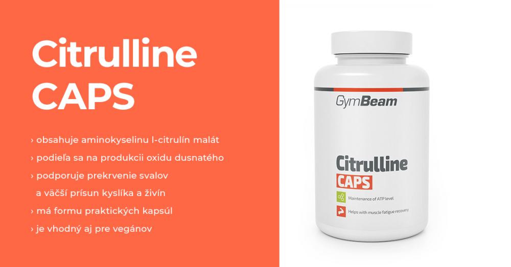 Citrulín CAPS - GymBeam