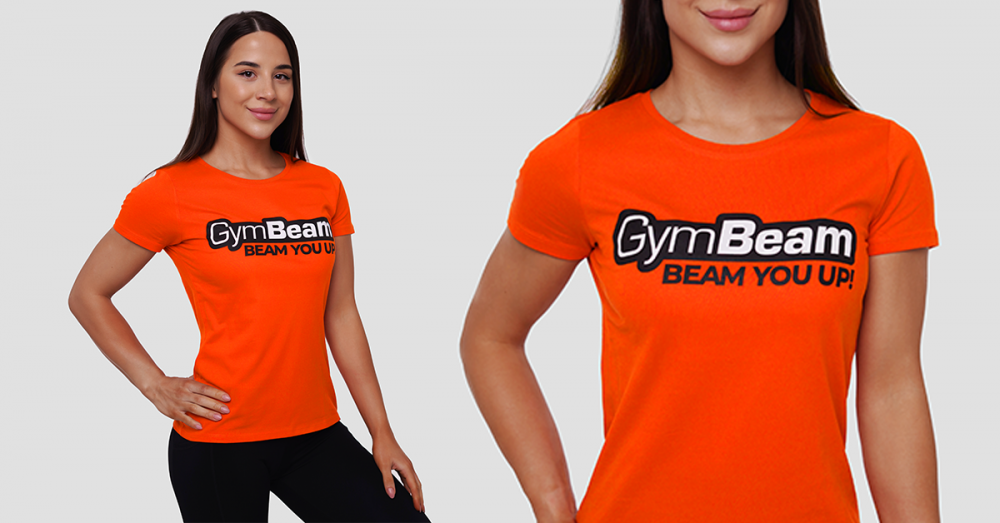 Dámske Tričko Beam Orange - GymBeam