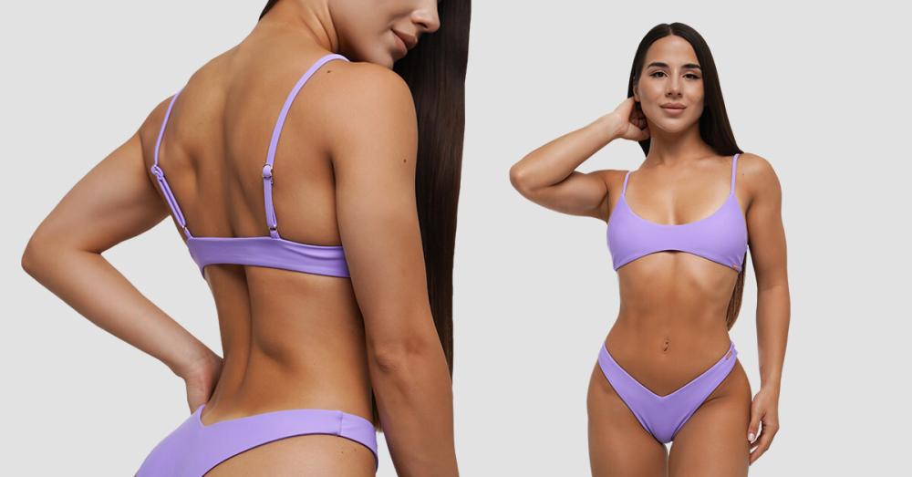 Vrchný diel plaviek HAWAII Lilac - GymBeam