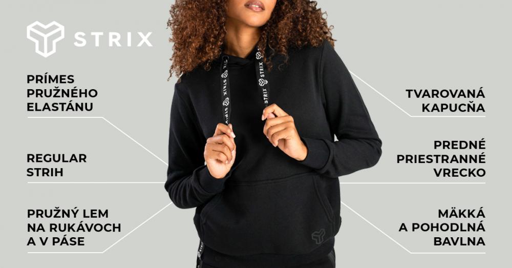 Dámska mikina Hoodie Aster Black - STRIX