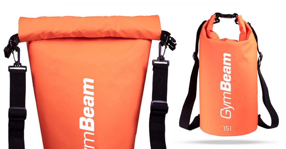 Vodeodolný batoh Dry Bag Orange - GymBeam