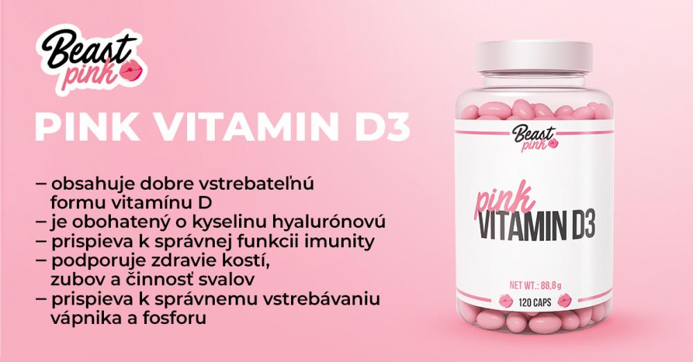 Pink Vitamín D3  - BeastPink