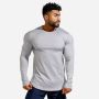 Long Sleeve T-shirt Statement Muscle Grey - SQUATWOLF