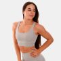 Спортивный топ Cut-Out Grey - GymBeam