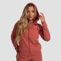 Ženska dukserica Limitless Zip Up Cinnamon - GymBeam