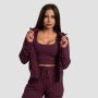 Women‘s TRN Zip-Up Hoodie Eggplant - GymBeam