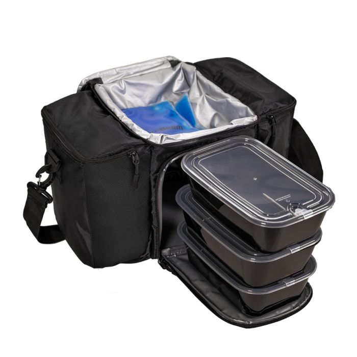 Advanced Prep Black meal bag - GymBeam