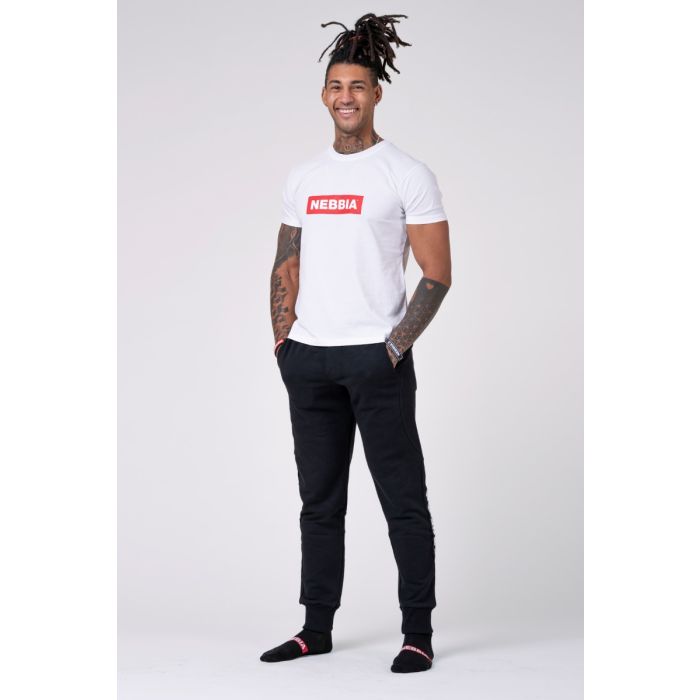 Men‘s Basic T-Shirt White - NEBBIA