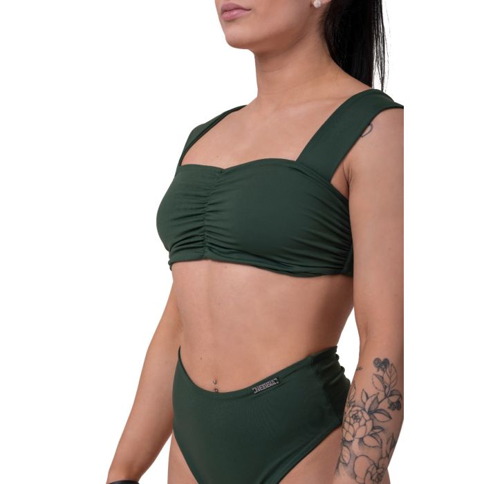 Miami Retro Green bikini felső – NEBBIA