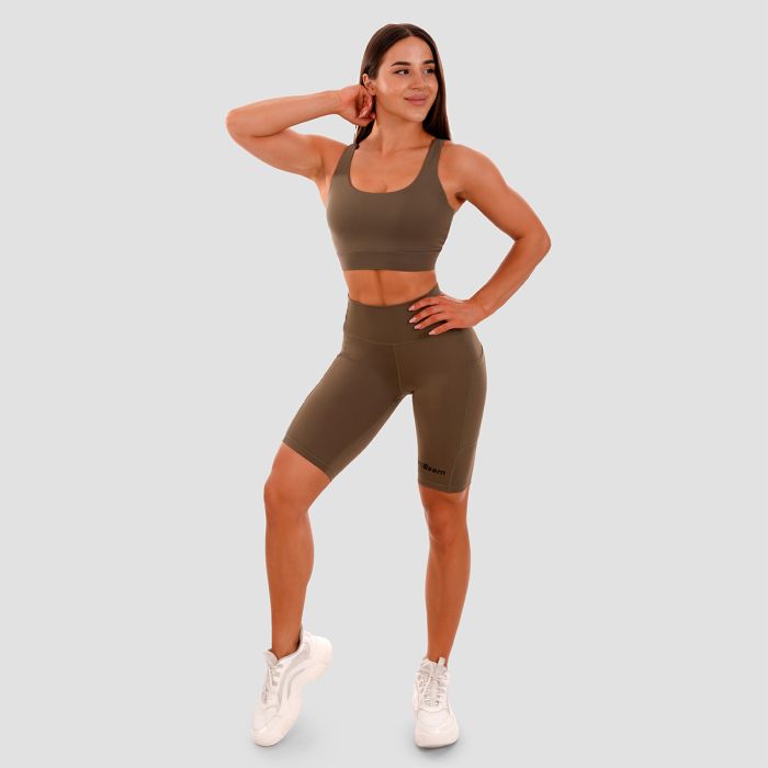 Sportski grudnjak Cut-Out Olive - GymBeam