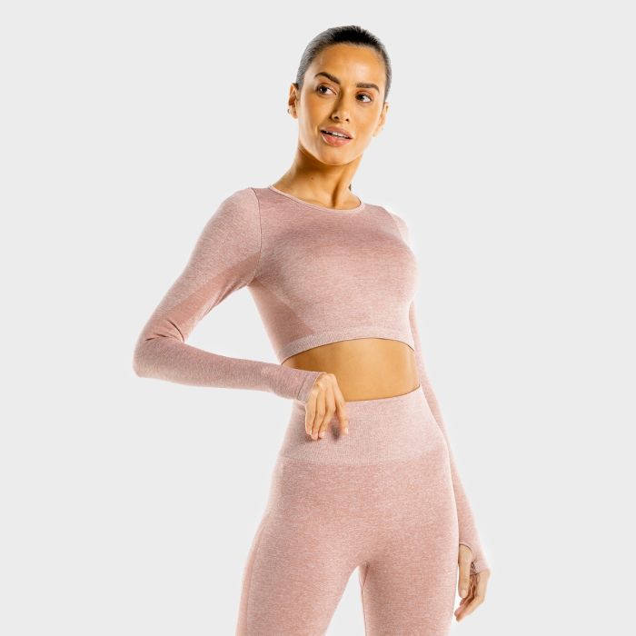 Спортивный топ Marl Seamless Rose Gold - SQUATWOLF