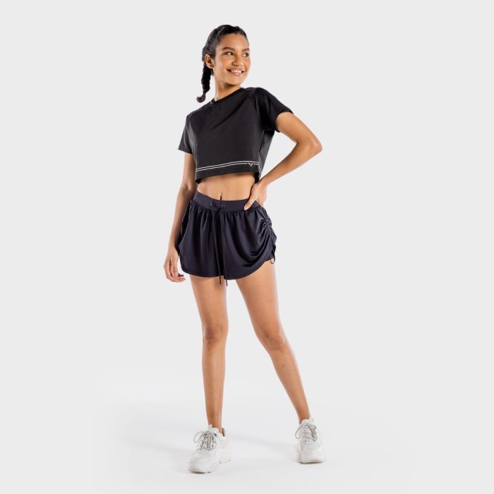 Women‘s Flux CropTop Onyx - SQUATWOLF