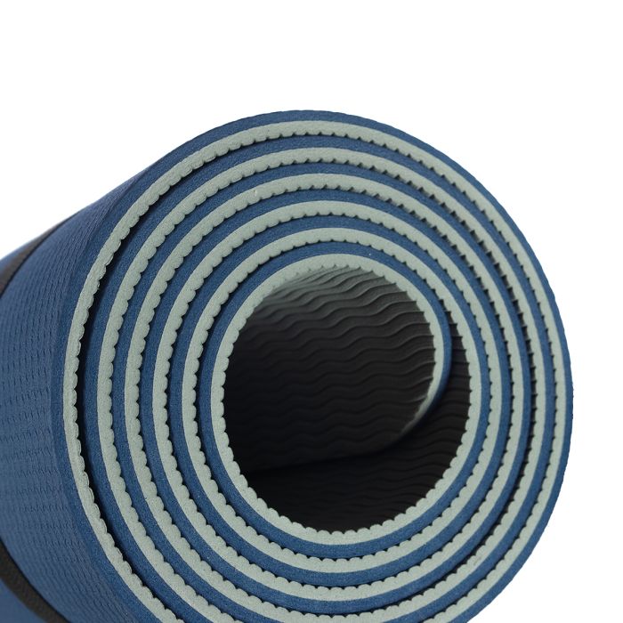 Dual Yogamatte Grey/Blue - GymBeam