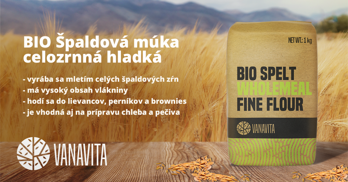 BIO Špaldová múka celozrnná hladká - VanaVita