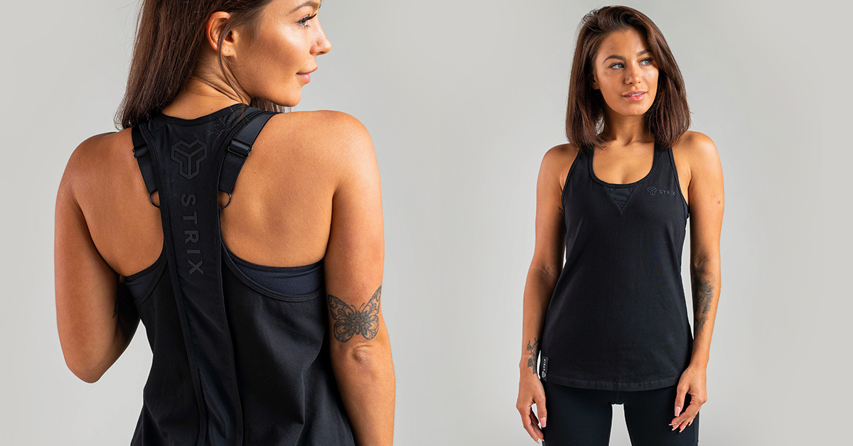 Dámske tielko Essential Tank Black - STRIX