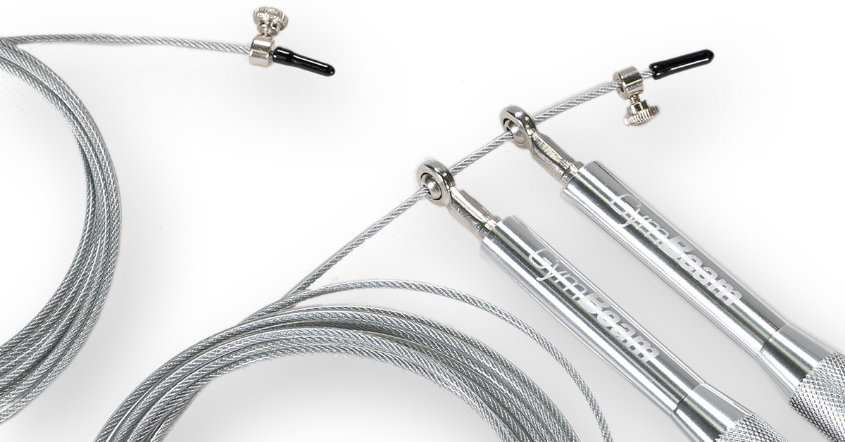 Švihadlo Metal Jumping Rope Silver - GymBeam