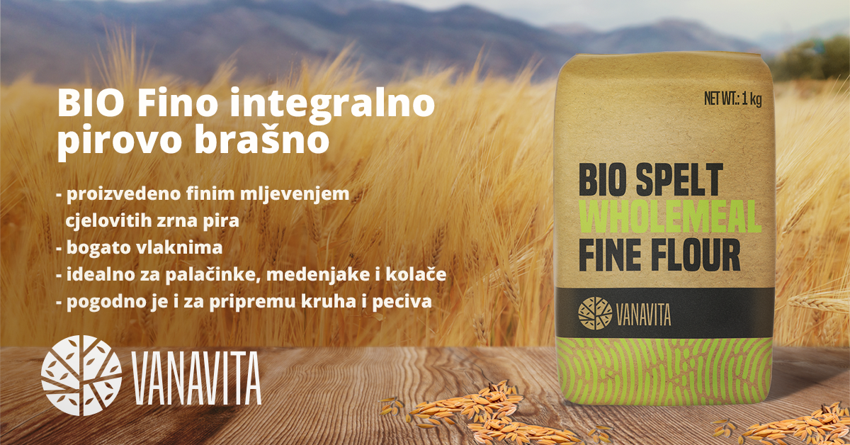 BIO Fino Integralno Brašno od Pira - VanaVita